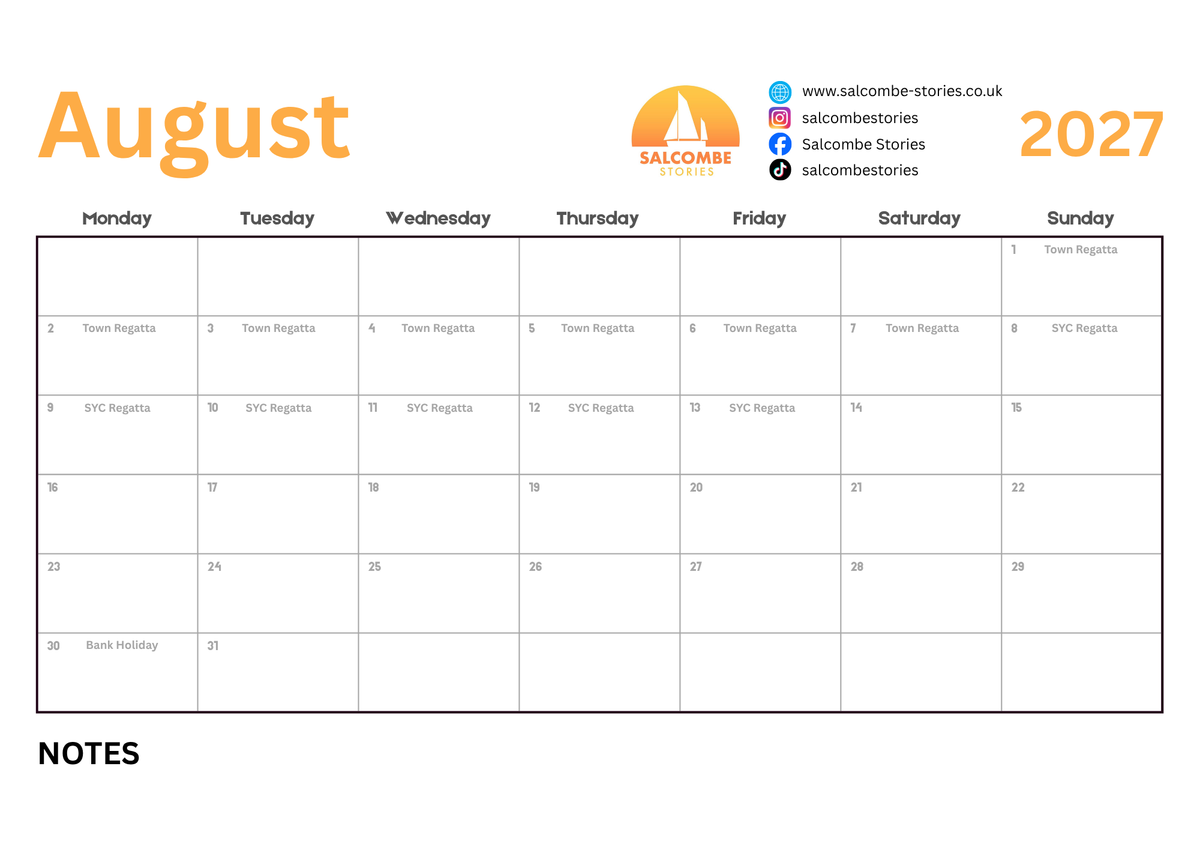 2027 Calendar