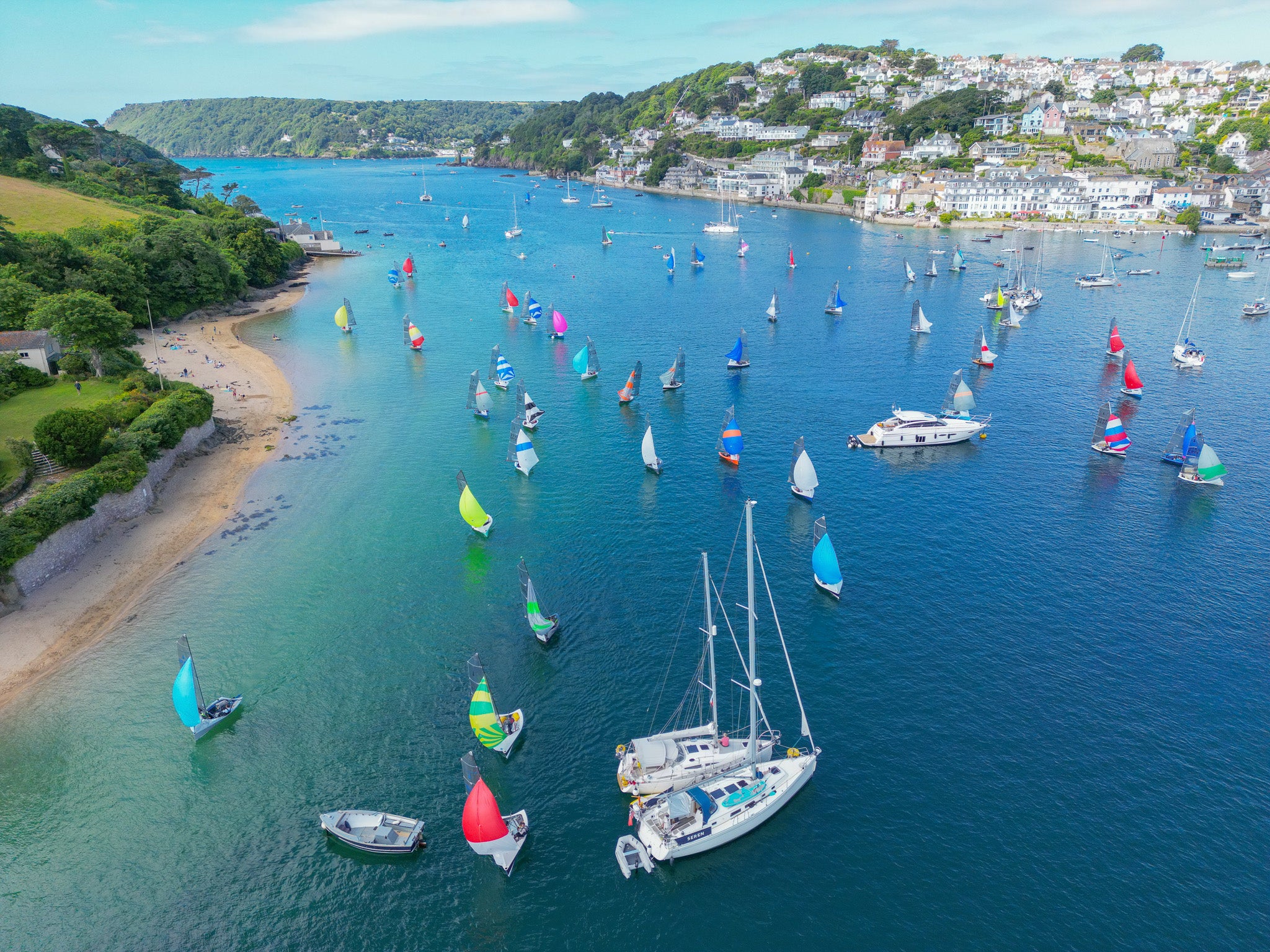 Merlin Rockets in Salcombe Harbour 1 – Salcombe Stories