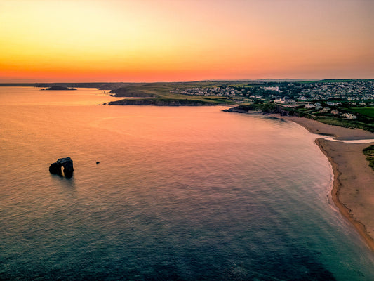 Thurlestone Rock Sunset 1