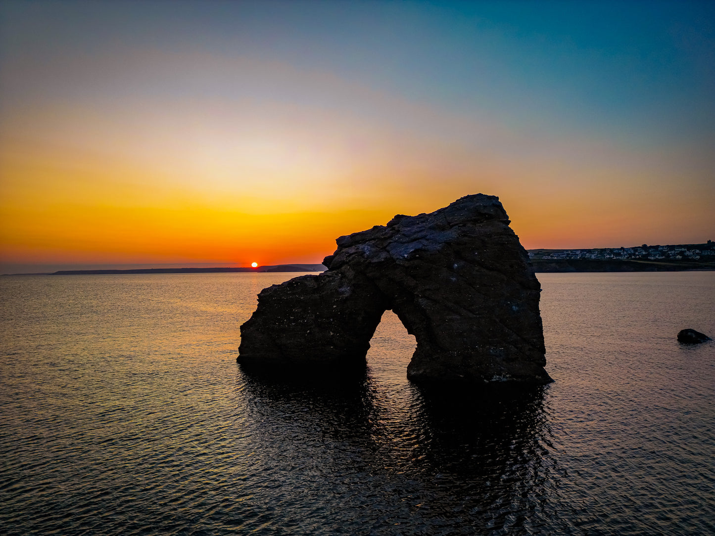 Thurlestone Rock Sunset 2