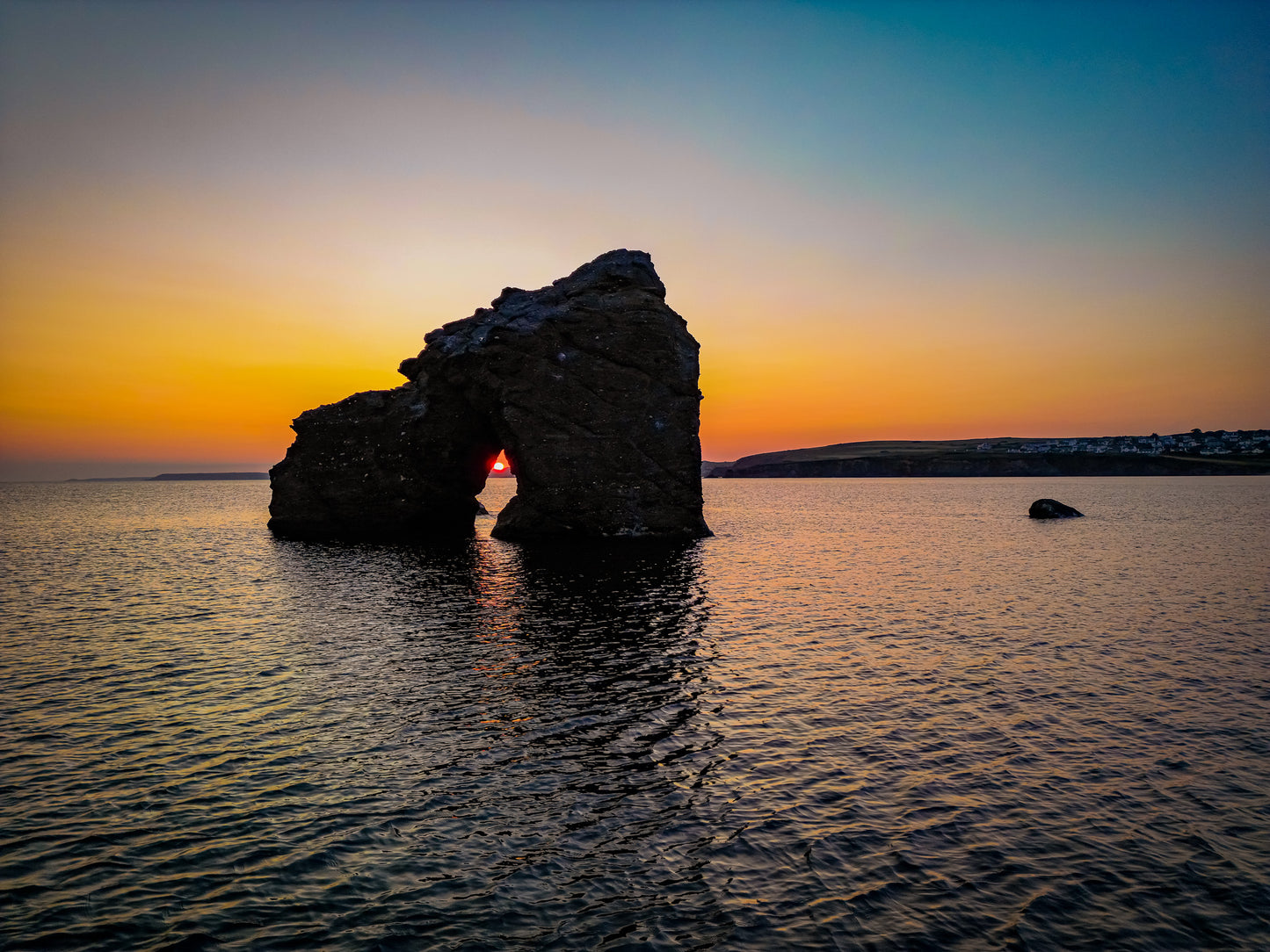 Thurlestone Rock Sunset 3