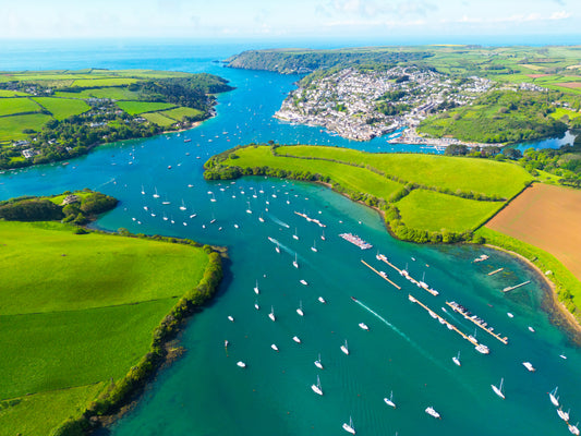 Salcombe Estuary From Above